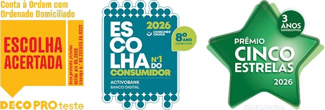 Selos Prémios Cinco Estrelas 2025 e Escolha do Consumidor 2025
