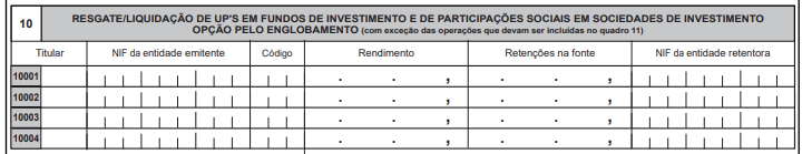 Anexo G quadro 10  código G31