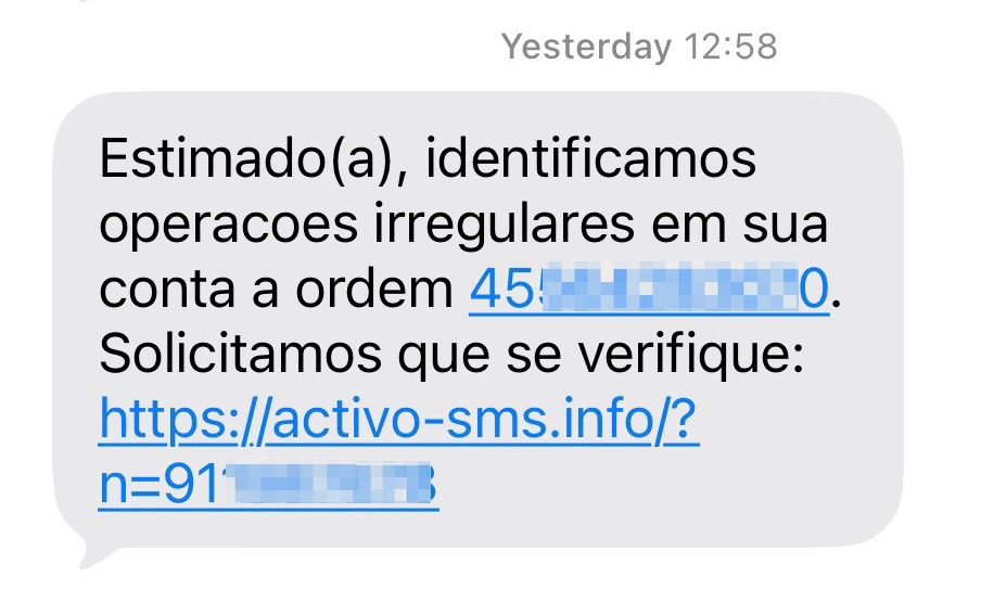Alerta de Segurança - Phishing