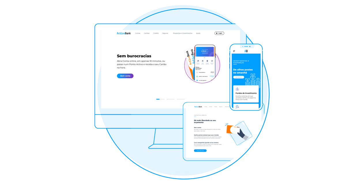 Bem-vindo ao nosso novo Site ActivoBank